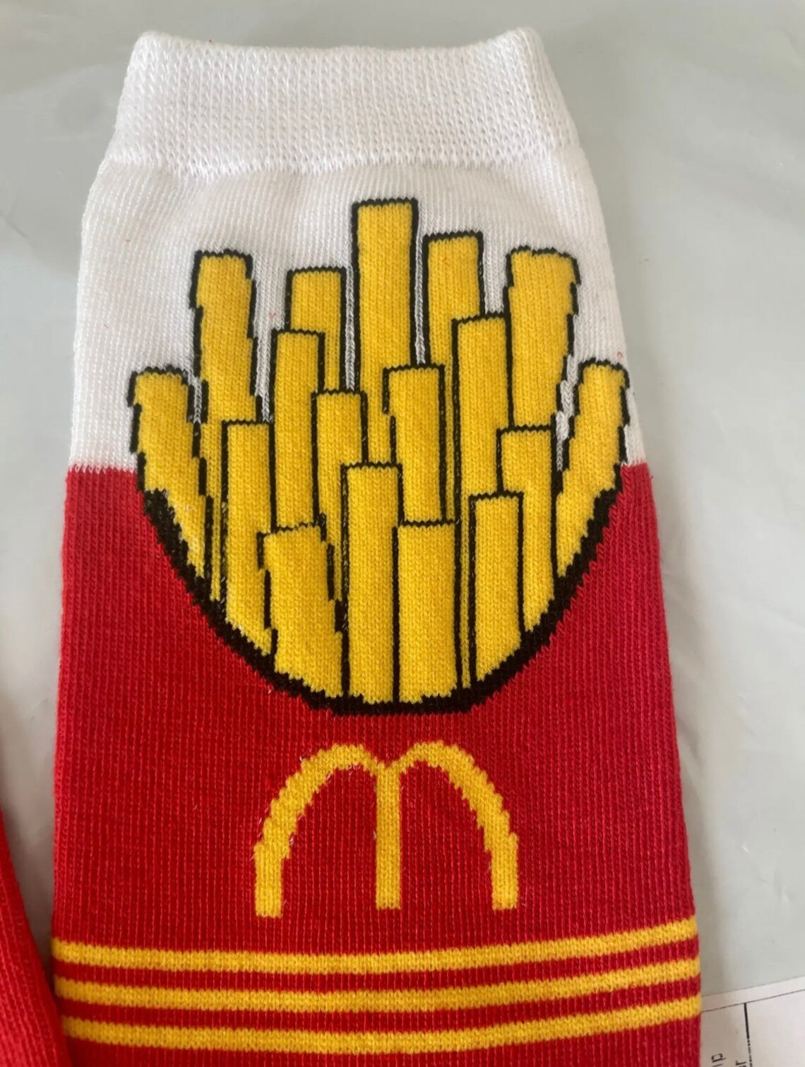 Mcdonalds Fries Socks Etsy