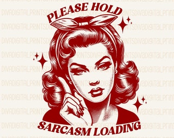 Sarkasmus-Lade-PNG, Trendiges Vintage-Retro-Design für T-Shirts, Freches Retro-Vintage-PNG, Lustiges Retro-PNG, PDF, AI