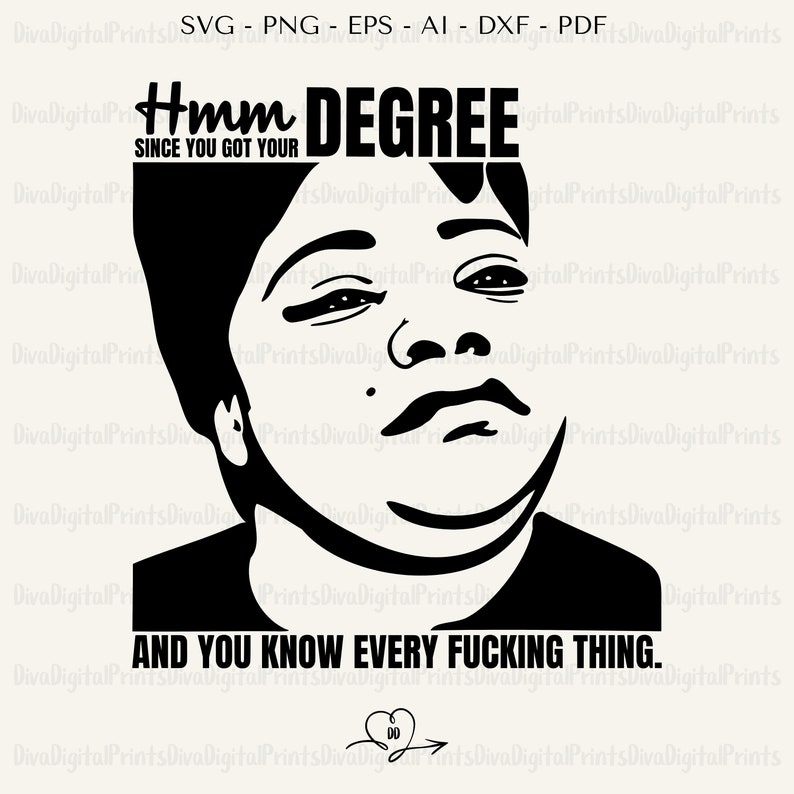 Monique "Precious" SVG, Movie Quote Svg, funny tiktok gift, funny tiktok shirt, movie quote shirt, viral shirt image 1