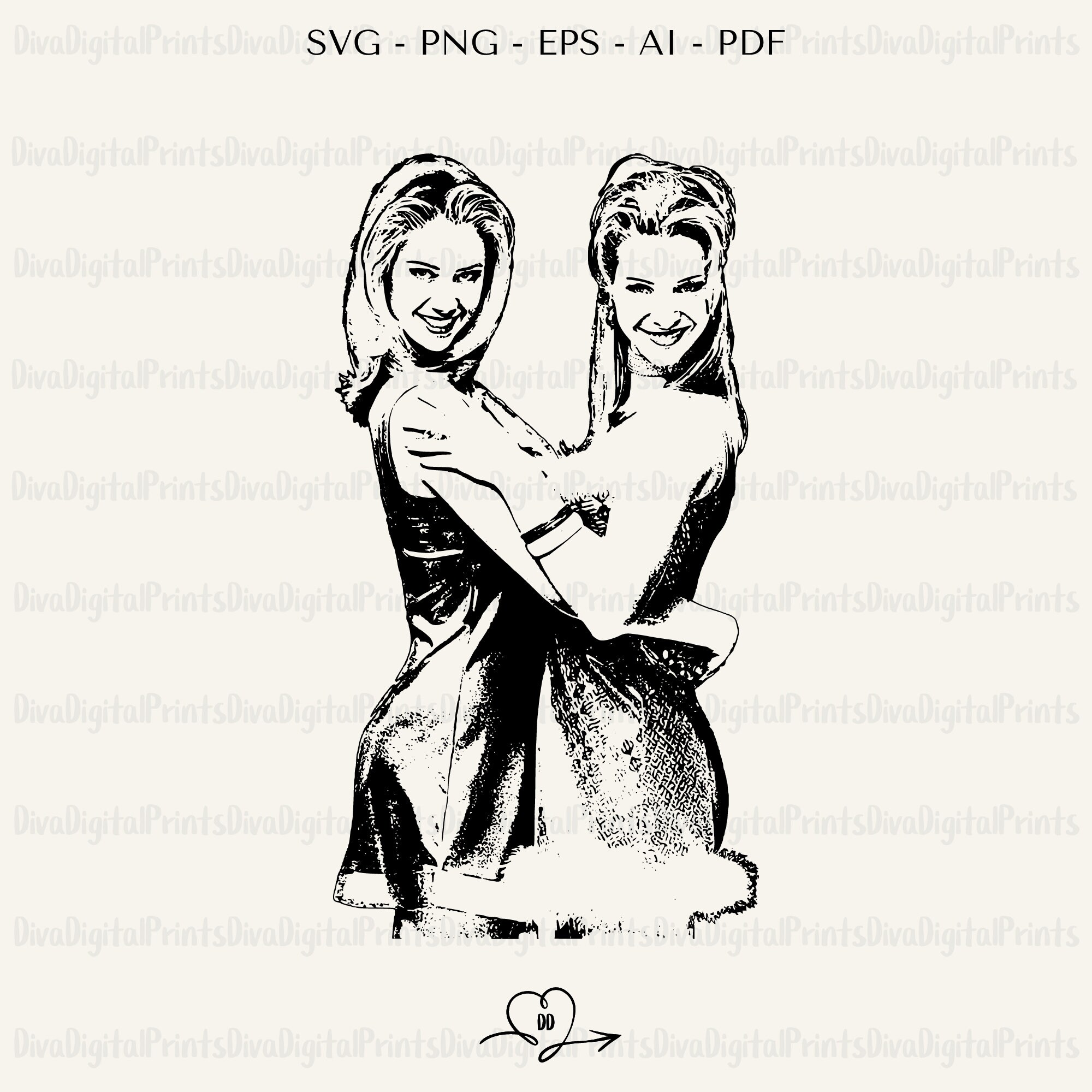 Romy and Michele SVG, Romy and Michele PNG, Have a Romy and Michele Day