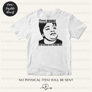 Monique "Precious" SVG, Movie Quote Svg, funny tiktok gift, funny tiktok shirt, movie quote shirt, viral shirt image 2