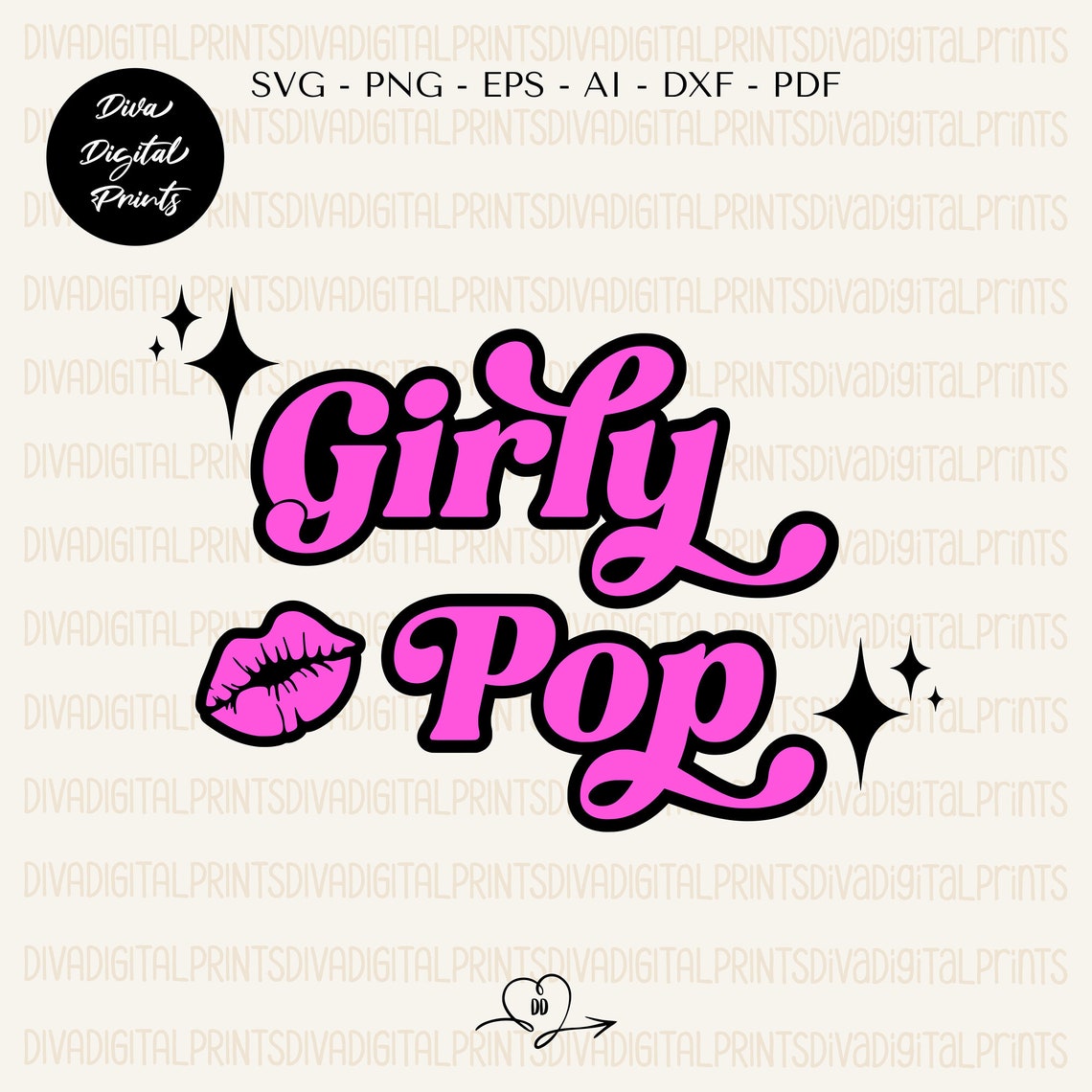 Girly Pop SVG Girly Pop PNG Girly Svg Girly Png Girly Pop Etsy