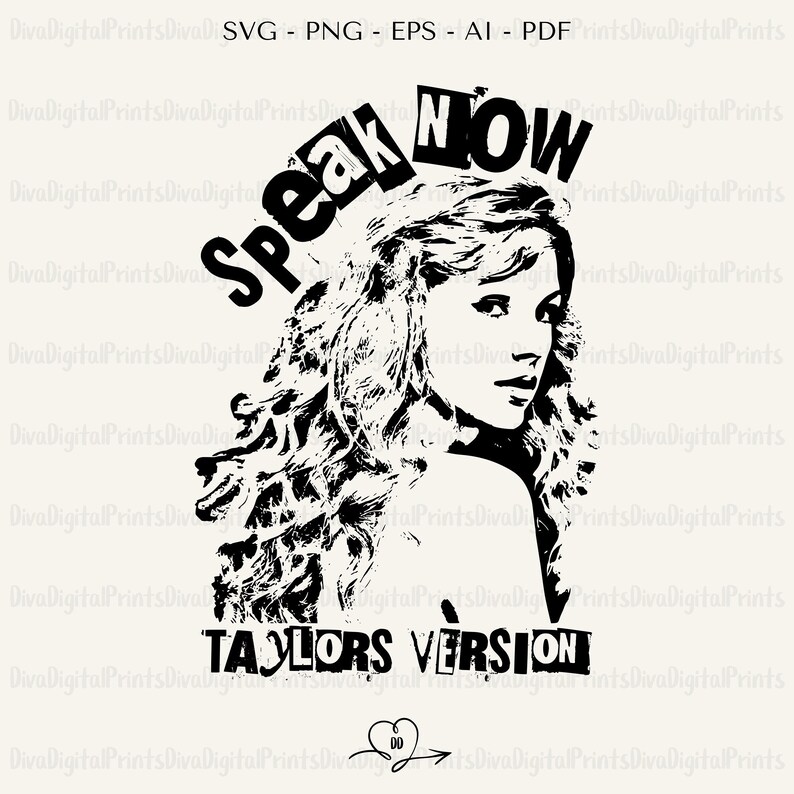 Speak Now Taylor's Version SVG Speak Now SVG Speak Now Etsy