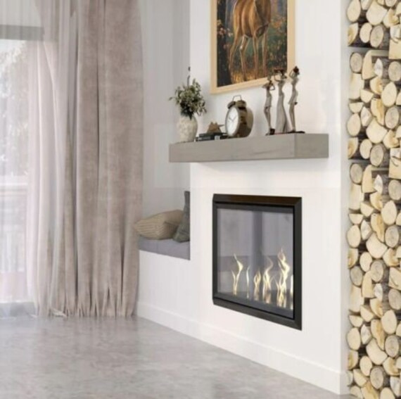 Farmhouse Unfinished Wood Fireplace Mantel Rustic Fireplace - Etsy