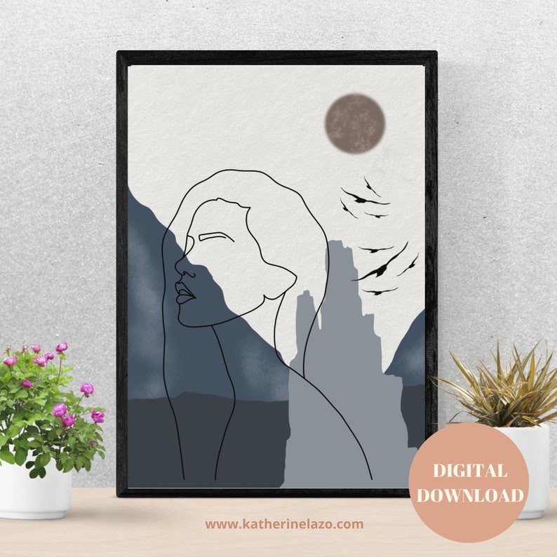 Feminine Print,feminine Art Wall, Girl Print, Wall Art, Printables ...