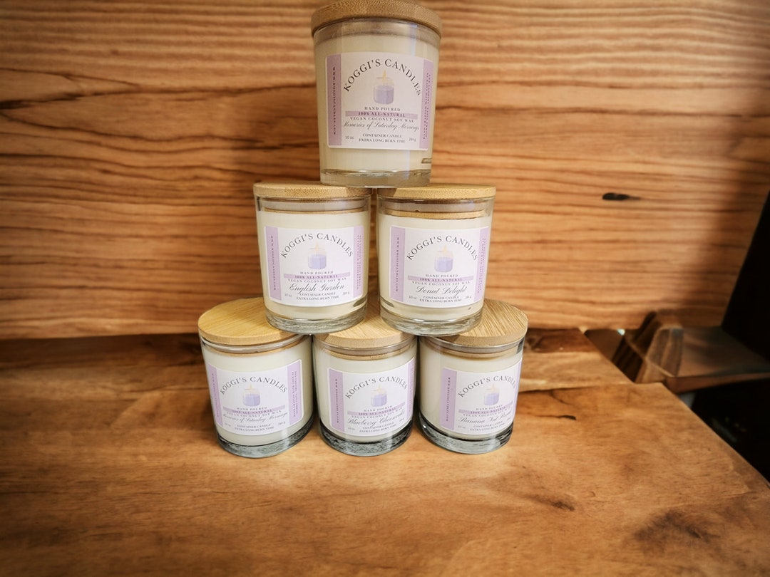 Pure Coconut Soy Wax Candles / Candles / Coconut Soy Candles / Etsy