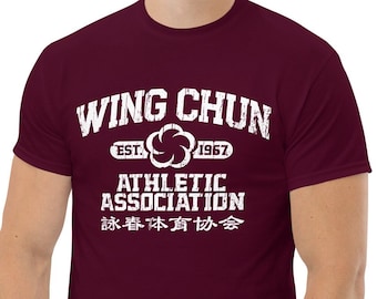 Vintage Wing Chun Athletic Association Distressed Tee