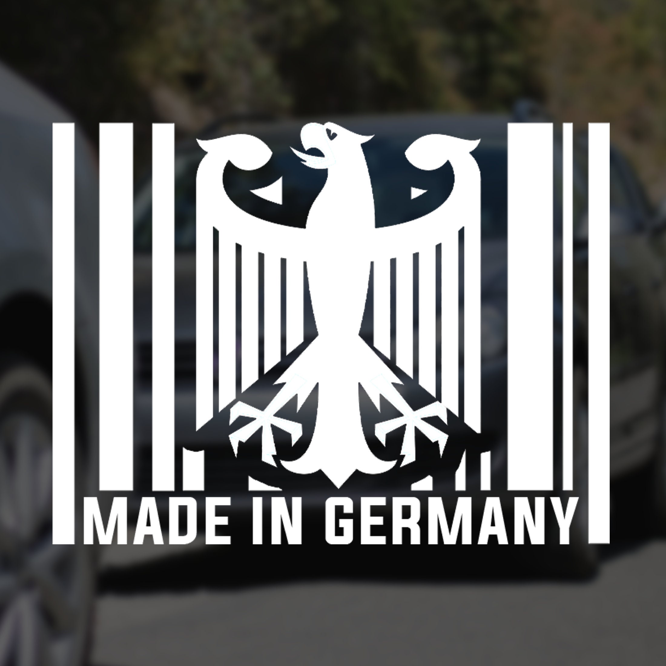 Auto Aufkleber Eisernes Kreuz Adler Deutschland Sticker deutsches