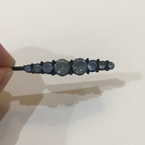 Blythe Doll Hair Accessory Light Blue Rhinestone Hair Clip