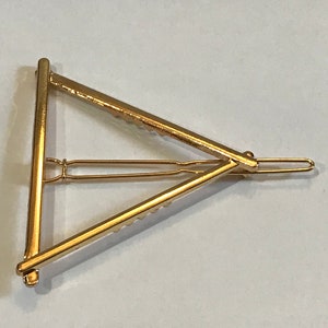 Blythe Doll Triangle Shaped Gold Hair Accessories Hair Clip Burette
