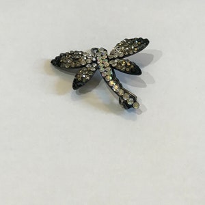 Blythe Doll Hair Accessory Rhinestones Dragonfly Hair Clip