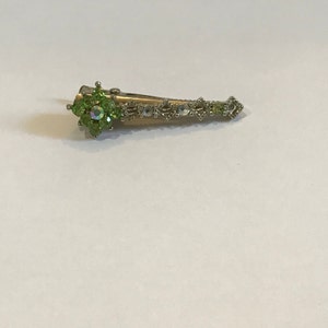 Blythe Doll Hair Accessory Light Green Rhinestone Hair Clip