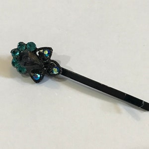Blythe Doll Hair Accessory Light Blue Rhinestone Hair Clip
