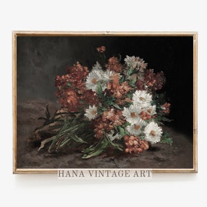 Still Life Flower Painting | Vintage Botanical Print | PRINTABLE Wall Art