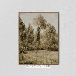 Nature Painting | Vintage French Country Landscape Art PRINTABLE #114