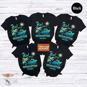 Tropical Graduation Cruise Shirt Class of 2025 Family Graduation Cruise T-Shirts Custom Family Graduation Cruise Crew Shirts Senior 2025 Tee