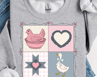 Vintage inspired png design. 90s inspired. Grandma core png. Thrifted decor png. Granny sweater. Digital download only.