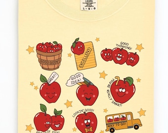 Vintage teacher back to school PNG (Digital Download)