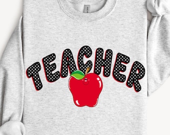 Teacher back to school. 90s Y2K PNG (Digital Download)