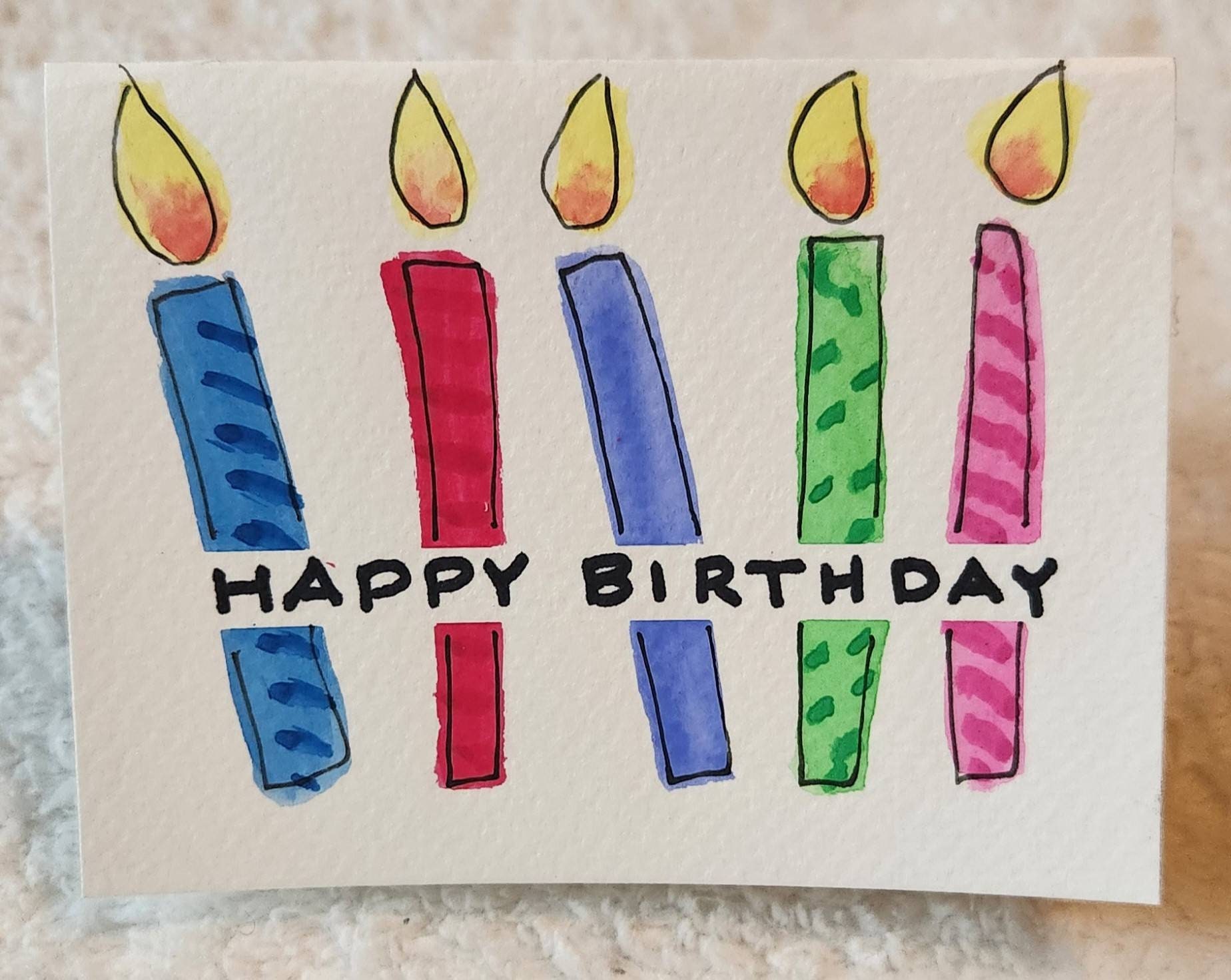 Tarjeta de cumpleaños casera Multi-Pack (20 tarjetas) - Etsy México, image size:1848x1471