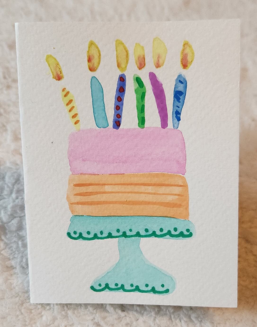 Tarjeta de cumpleaños casera Multi-Pack (20 tarjetas) - Etsy México, image size:1086x1382