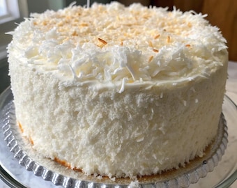 Pastel de nube de coco: una porción de paraíso Receta para descargar en PDF, Receta para imprimir, Recetas fáciles, Producto ddijital