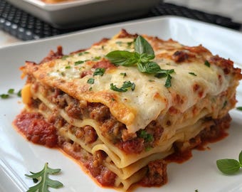 Secret to a great lasagnea Recipe, Digital PDF Instant Download File,Download Recipe PDF, best recipe,easy lasagna