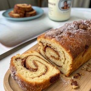 Cinnamon Donut Sweet Bread ,Download Recipe PDF,recipe for cinnamon donut bread,becker bread recipe,pdf recipe
