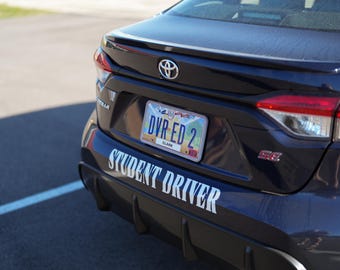 Student Driver Vehicle Graphics