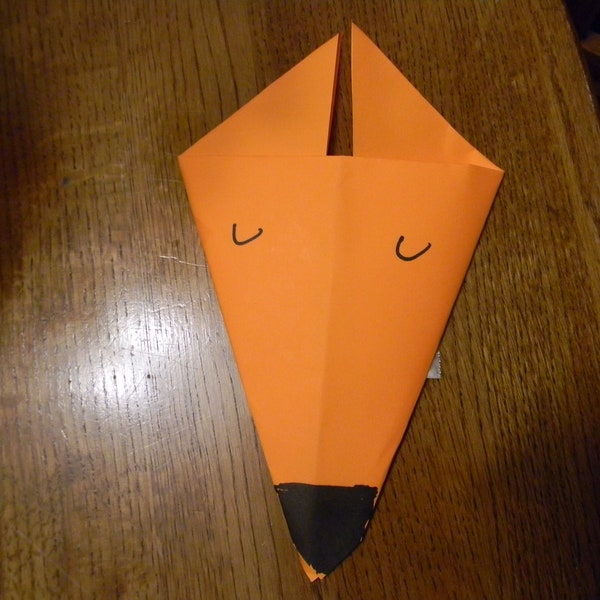 Cool Origami Fox Great for Bookmark