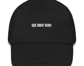 Que mira' bobo, anda pa' alla / Sombrero