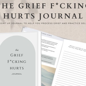 Grief Journal | Stages Of Grief | Grief Care Package | Loss | Grief Therapy Gift | Digital Journal | Sympathy Gift | Healing Journal