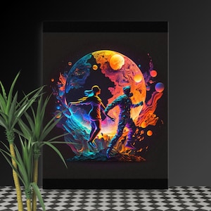 Paintings On Canvas Abstract Circle Art Fine Art Painting Minimalist Art Modern Wall Art For Living Room Wall Art