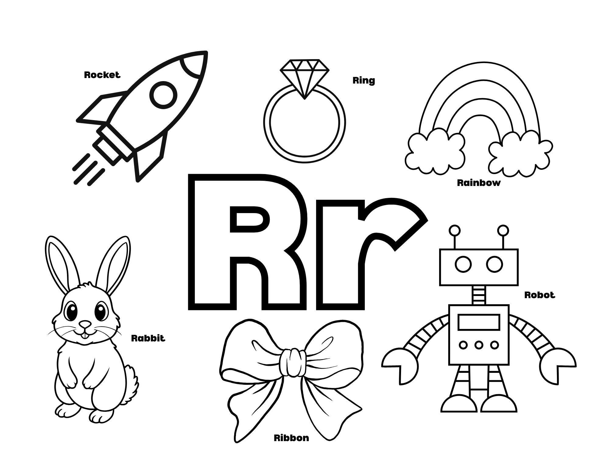 Printable ABC Coloring Pages: A-Z Alphabet, Homeschool Activity