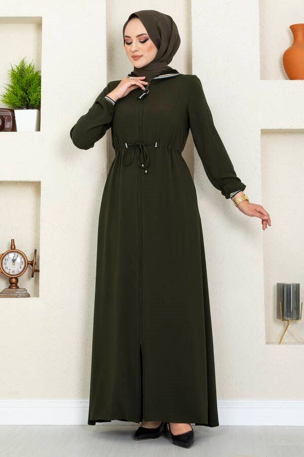 Hijab Dress Khaki Etsy