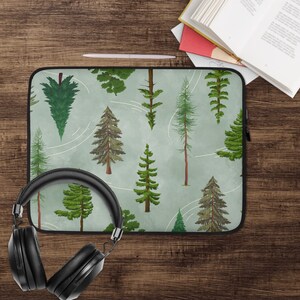 Custodia per laptop Forest Trees, custodia per laptop Tree
