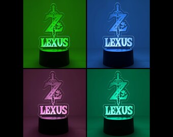 Legend of Zelda Tears of the Kingdom Inspired LED Night Light, Zelda gift, Zelda room decor, Zelda Gaming Gift