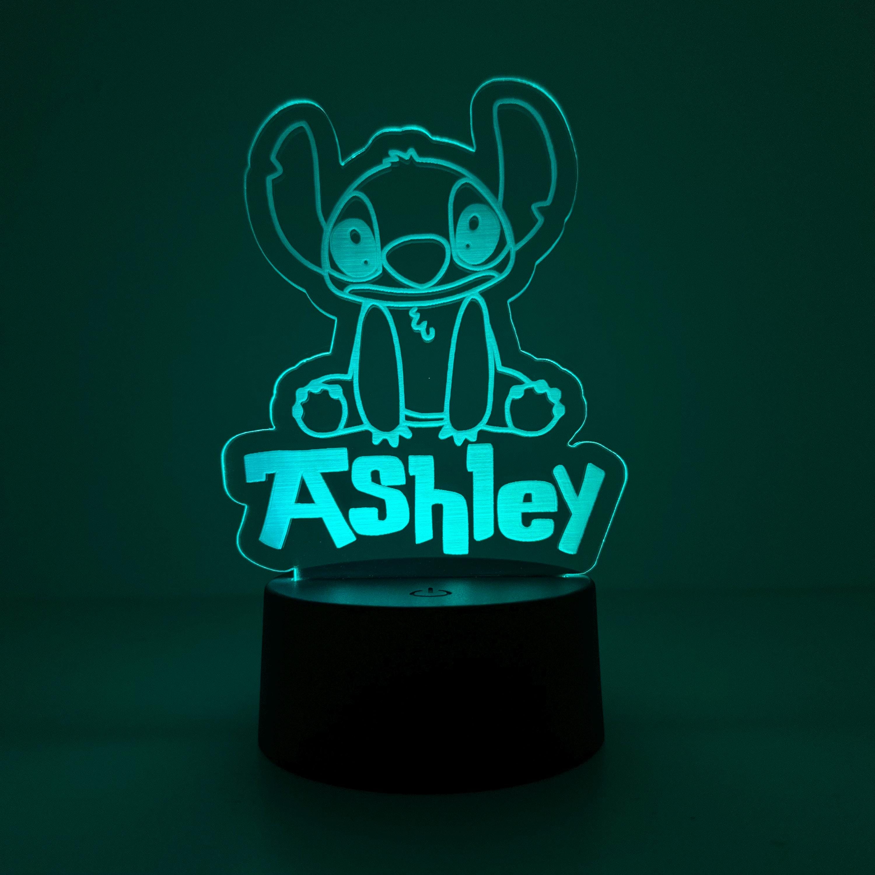 リロ＆スティッチのLEDナイトライト、スティッチの部屋飾り、リロ