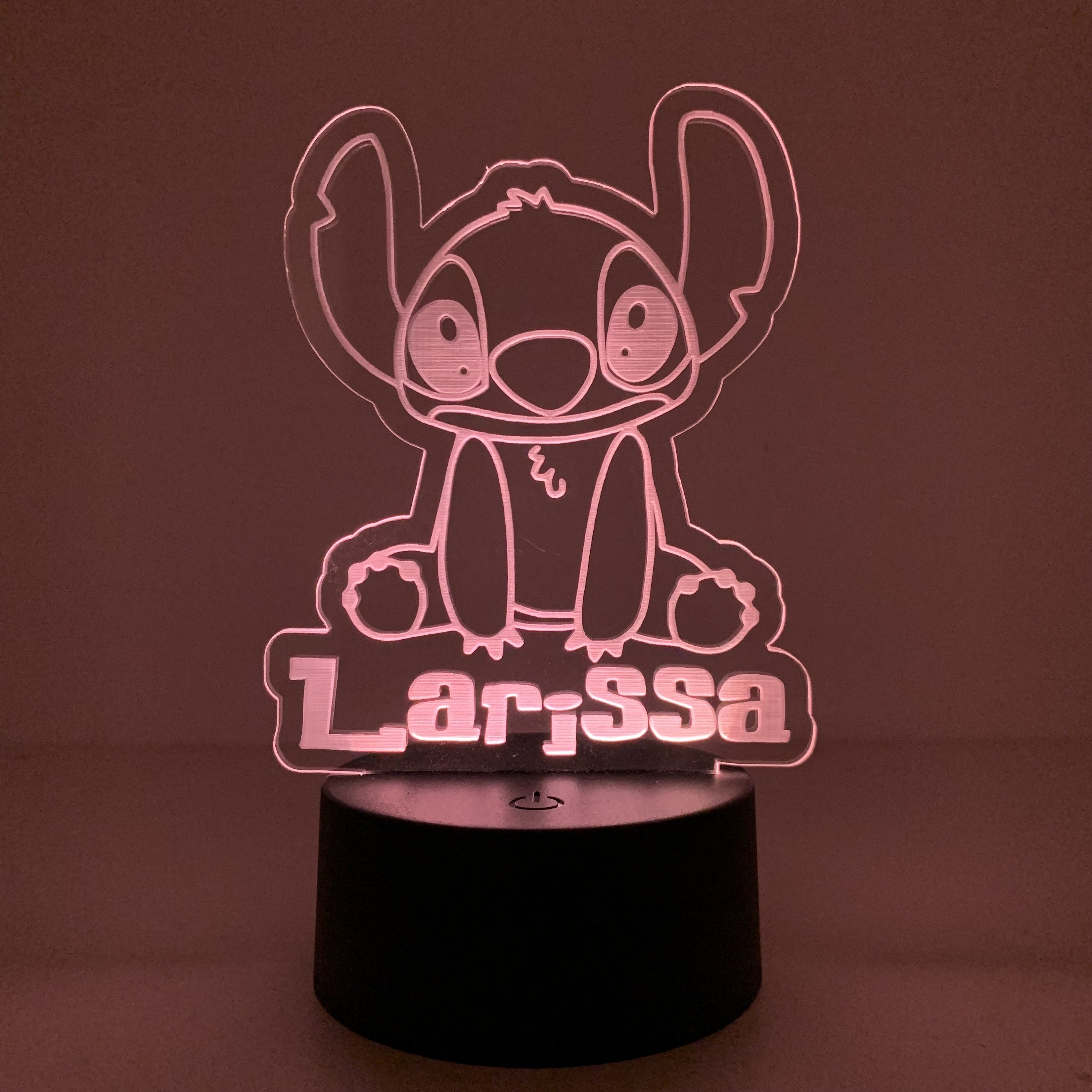 リロ＆スティッチのLEDナイトライト、スティッチの部屋飾り、リロ