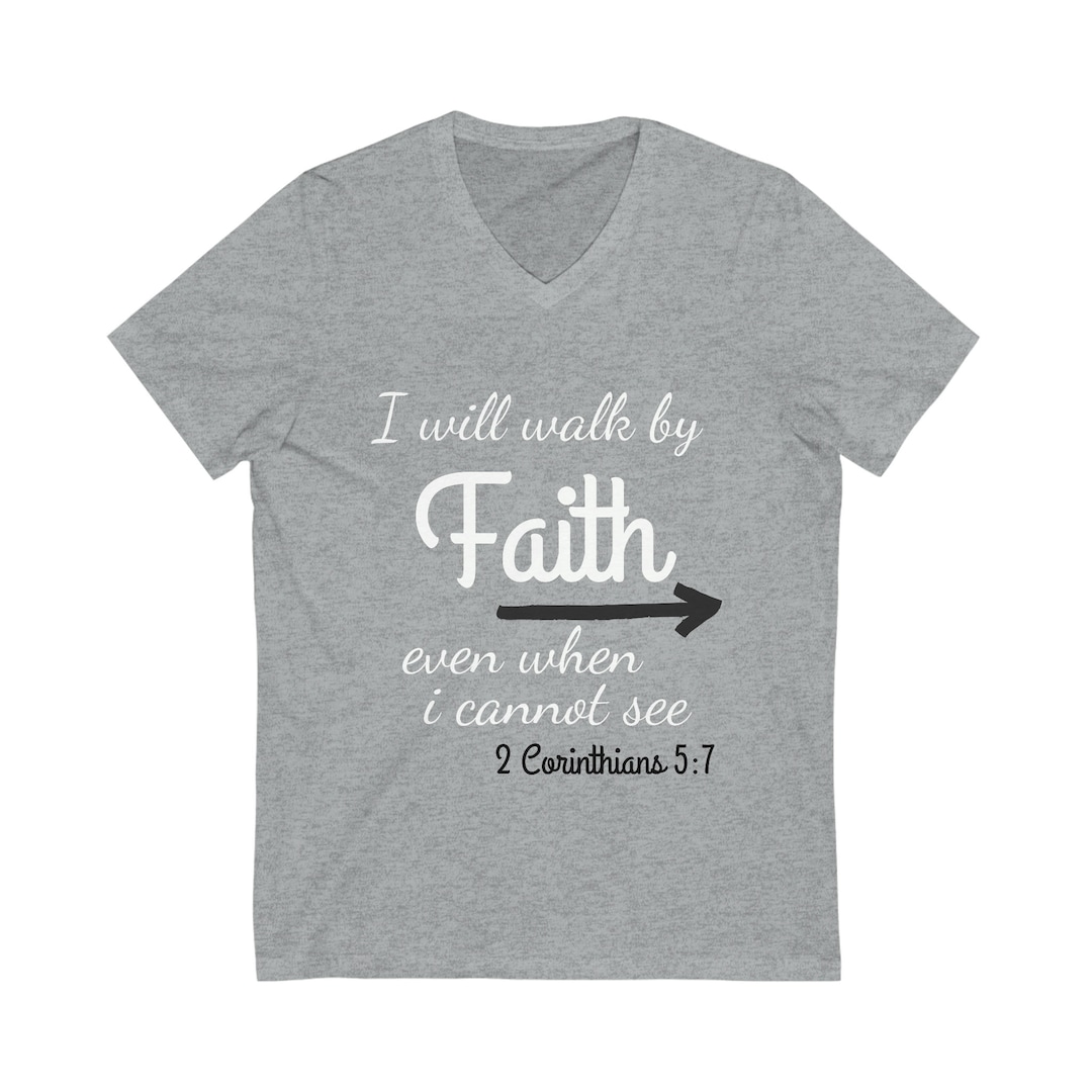 V Neck T-Shirt (Men) - Forever Footsteps (3 Colours) main image 0