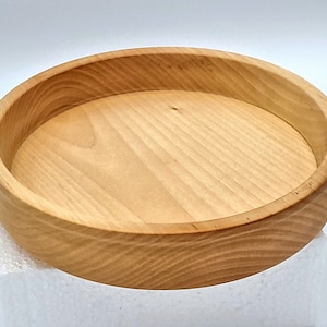 7 Inch Shallow Tray made of English Lime