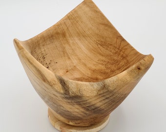 Spalted Maple 3-Sided Potpourri Bowl
