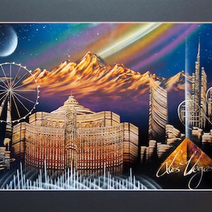 Las Vegas2 Spray paint art - art gifts spray paint - spray art - unique spray paint art - unique spray paint paintings