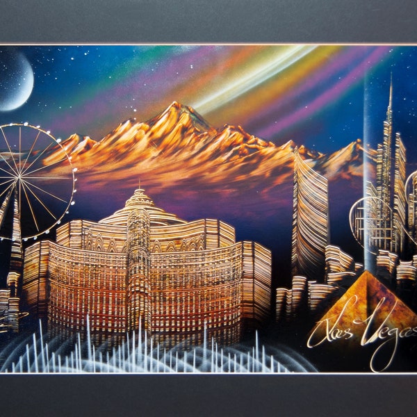 Las Vegas2 Spray paint art - art gifts spray paint - spray art - unique spray paint art - unique spray paint paintings