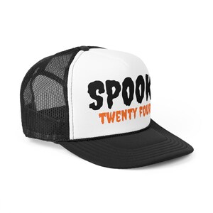Halloween Spooky Baseball Cap, Spooky Trucker Cap, Halloween Baseball Hat, Spooky Twenty Four 7, Halloween Lover Gift, Halloween Hat