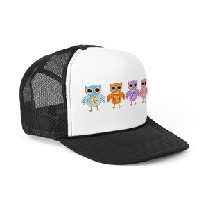 Owl Baseball Cap, Owl Trucker Cap, Bird Baseball Hat, Farmer Trucker Hat, Owl Lover Gift, Funny Animal Gift, Owl Trucker Hat, Lover of Owls