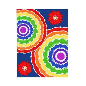 Rainbow Blanket, Velveteen Plush Blanket, Rainbow Lover Gift, Pride Blanket, Birthday Gift, Baby Blanket, Teen Gift, Baby Shower, Home Decor