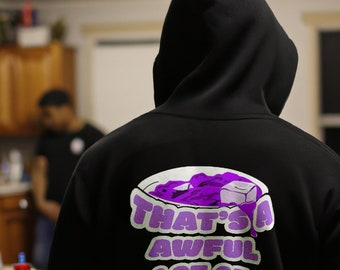 Thats A Awful Lot of Cough Syrup Premium Embroidered Hoodie Etsy