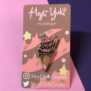 Ice Cream Pin Enamel