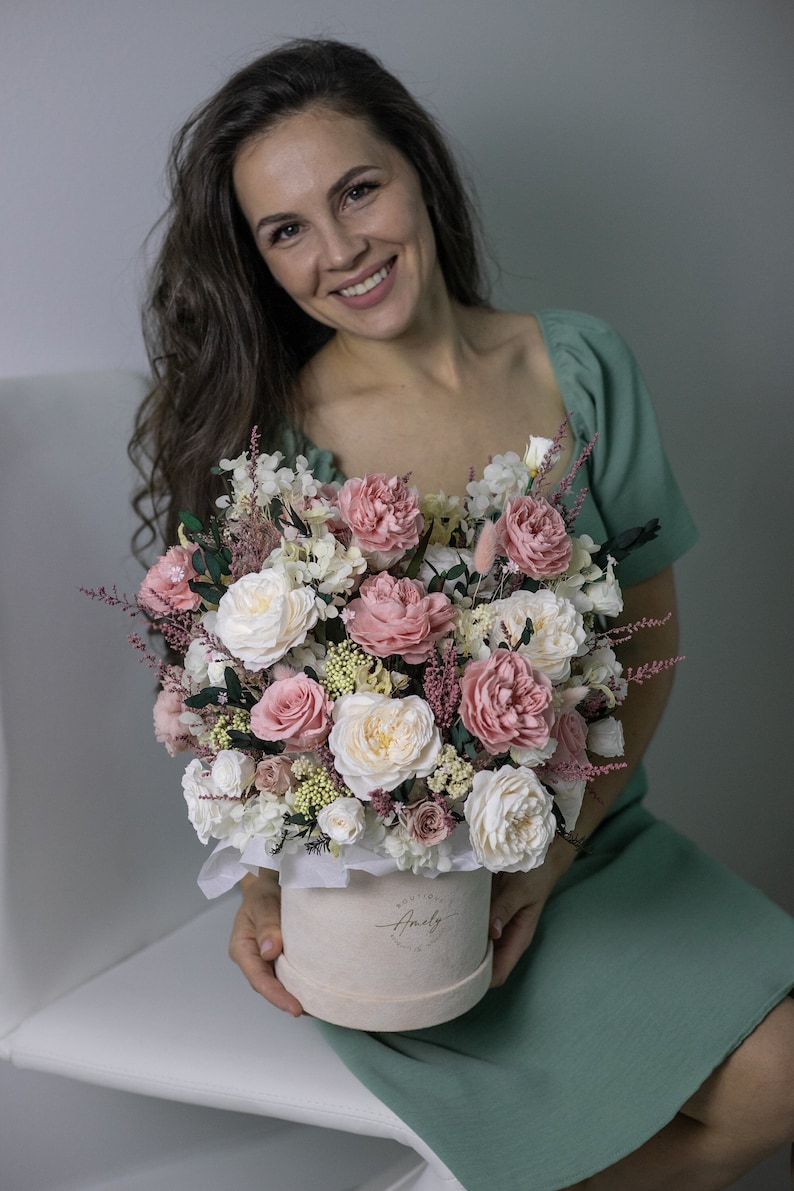 Preserve Flower, Preserve Flower Bouquet, Preserve Rose, Preserve Flower Arrangement, Preserv Peon, Preserve Bouquet, Preserve Flower Bundle image 2